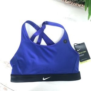 Nike Sports Bra SMALL Strappy (High Support)